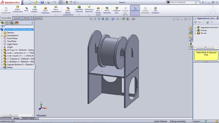 caixa solidworks